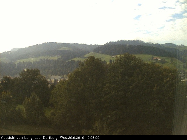 Webcam-Bild: Aussicht vom Dorfberg in Langnau 20100929-100500