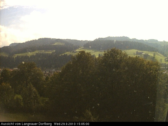 Webcam-Bild: Aussicht vom Dorfberg in Langnau 20100929-150500