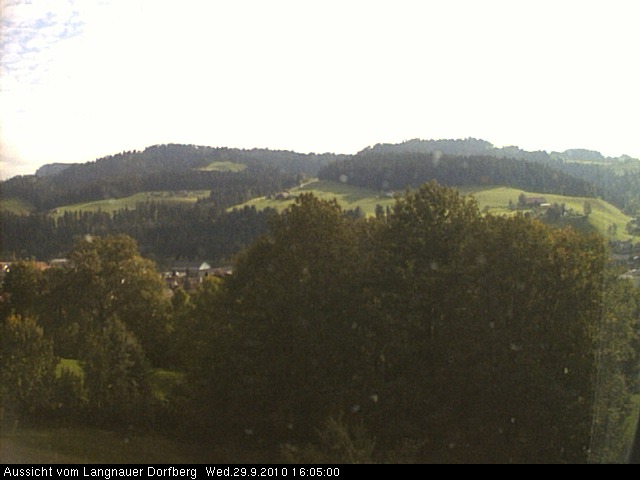 Webcam-Bild: Aussicht vom Dorfberg in Langnau 20100929-160500