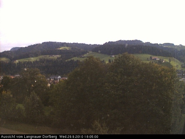 Webcam-Bild: Aussicht vom Dorfberg in Langnau 20100929-180500