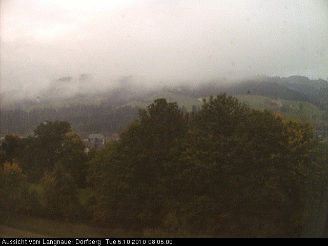 Webcam-Bild: Aussicht vom Dorfberg in Langnau 20101005-080500