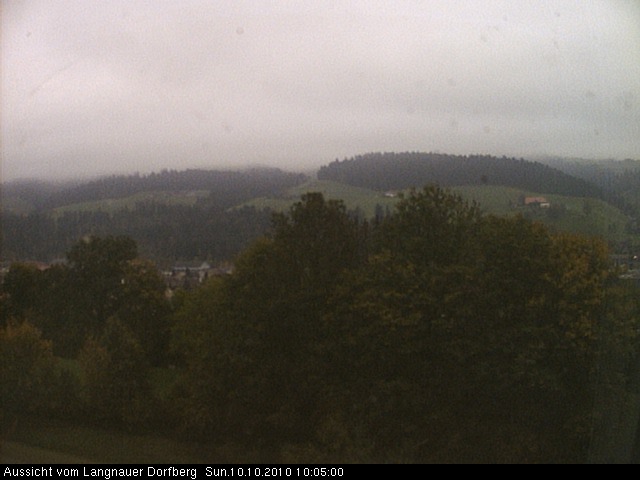 Webcam-Bild: Aussicht vom Dorfberg in Langnau 20101010-100500