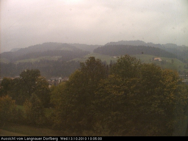 Webcam-Bild: Aussicht vom Dorfberg in Langnau 20101013-100500