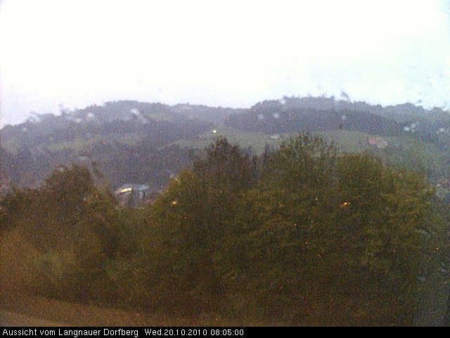 Webcam-Bild: Aussicht vom Dorfberg in Langnau 20101020-080500