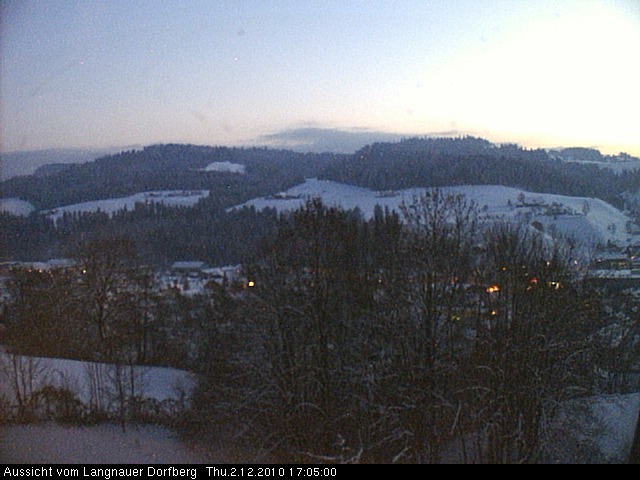 Webcam-Bild: Aussicht vom Dorfberg in Langnau 20101202-170500