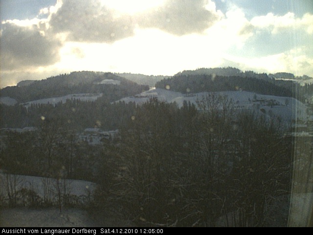 Webcam-Bild: Aussicht vom Dorfberg in Langnau 20101204-120500