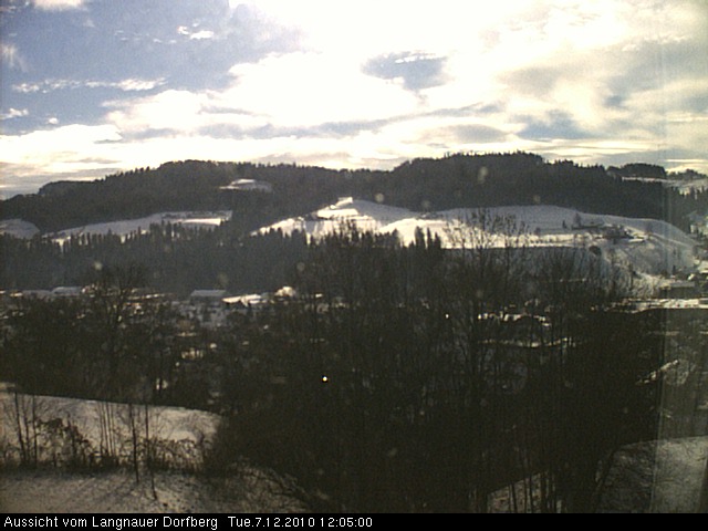 Webcam-Bild: Aussicht vom Dorfberg in Langnau 20101207-120500