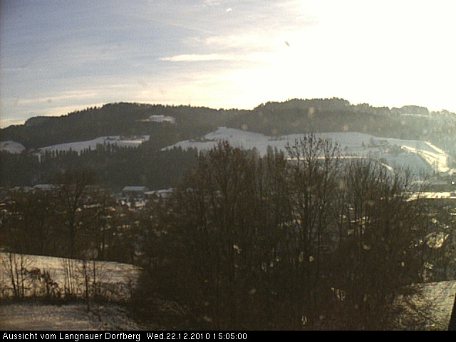 Webcam-Bild: Aussicht vom Dorfberg in Langnau 20101222-150500