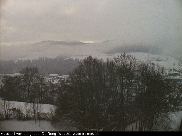 Webcam-Bild: Aussicht vom Dorfberg in Langnau 20101229-100500