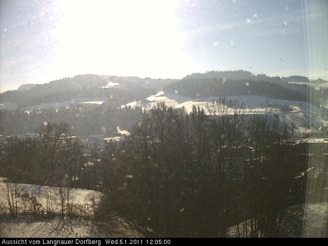 Webcam-Bild: Aussicht vom Dorfberg in Langnau 20110105-120500