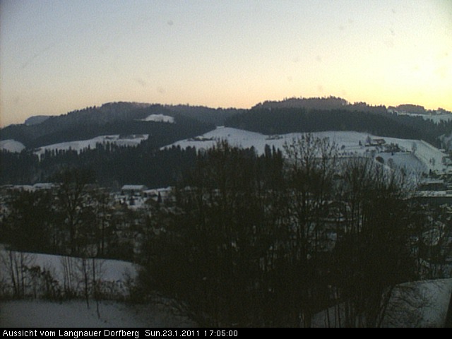 Webcam-Bild: Aussicht vom Dorfberg in Langnau 20110123-170500