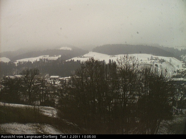 Webcam-Bild: Aussicht vom Dorfberg in Langnau 20110201-100500