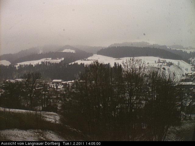Webcam-Bild: Aussicht vom Dorfberg in Langnau 20110201-140500