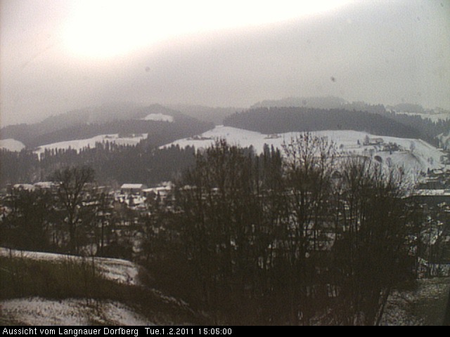 Webcam-Bild: Aussicht vom Dorfberg in Langnau 20110201-150500