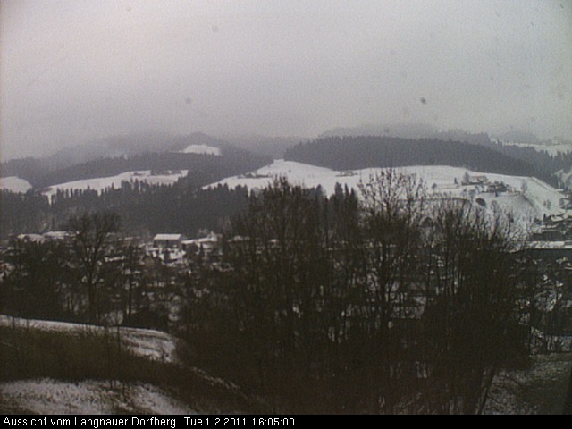 Webcam-Bild: Aussicht vom Dorfberg in Langnau 20110201-160500