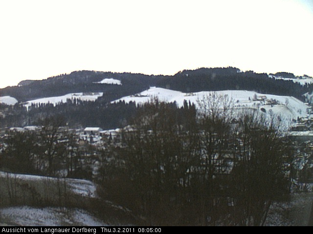 Webcam-Bild: Aussicht vom Dorfberg in Langnau 20110203-080500