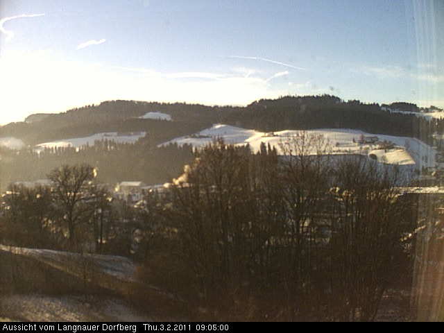 Webcam-Bild: Aussicht vom Dorfberg in Langnau 20110203-090500