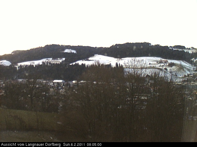 Webcam-Bild: Aussicht vom Dorfberg in Langnau 20110206-080500