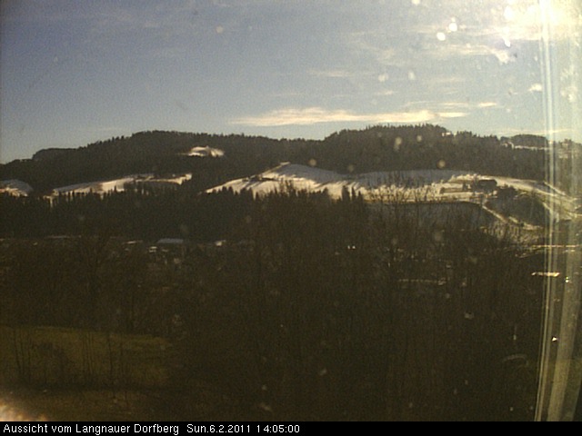 Webcam-Bild: Aussicht vom Dorfberg in Langnau 20110206-140500