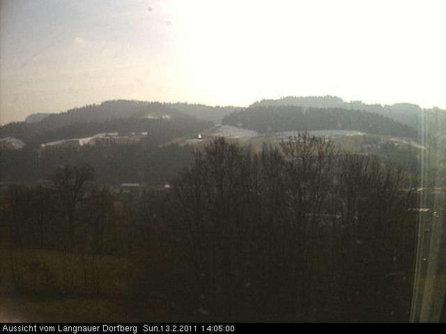 Webcam-Bild: Aussicht vom Dorfberg in Langnau 20110213-140500