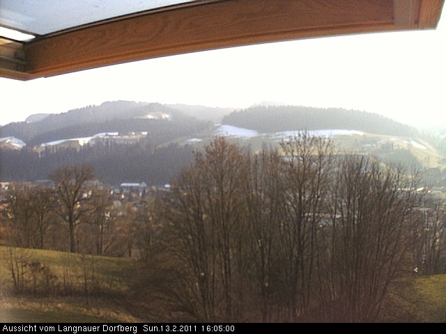 Webcam-Bild: Aussicht vom Dorfberg in Langnau 20110213-160500