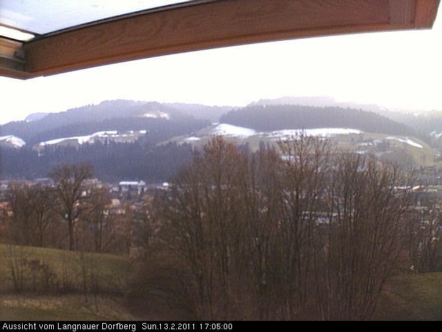 Webcam-Bild: Aussicht vom Dorfberg in Langnau 20110213-170500