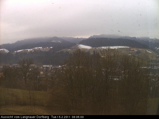 Webcam-Bild: Aussicht vom Dorfberg in Langnau 20110215-080500