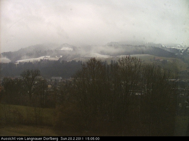 Webcam-Bild: Aussicht vom Dorfberg in Langnau 20110220-150500