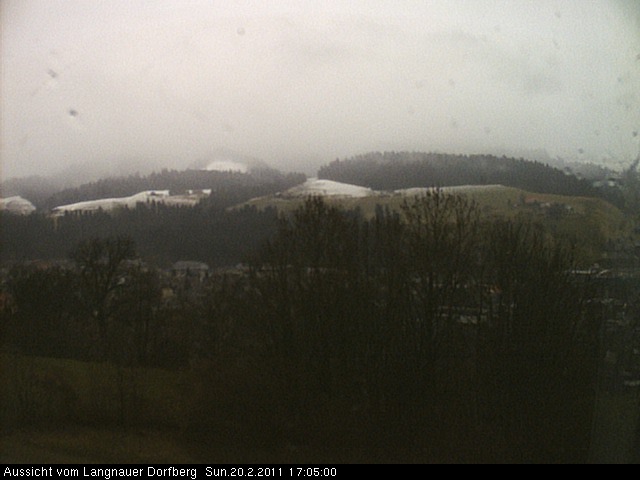 Webcam-Bild: Aussicht vom Dorfberg in Langnau 20110220-170500
