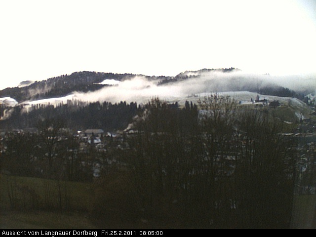 Webcam-Bild: Aussicht vom Dorfberg in Langnau 20110225-080500