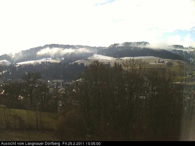 Webcam-Bild: Aussicht vom Dorfberg in Langnau 20110225-100500
