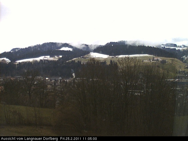 Webcam-Bild: Aussicht vom Dorfberg in Langnau 20110225-110500