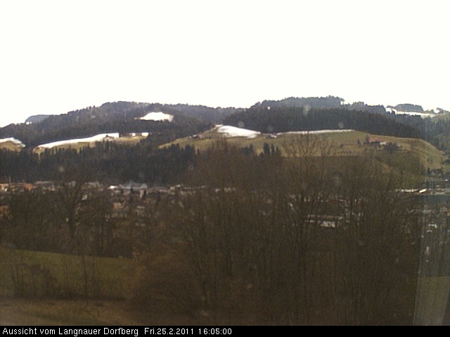 Webcam-Bild: Aussicht vom Dorfberg in Langnau 20110225-160500