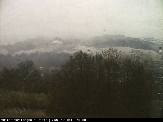 Webcam-Bild: Aussicht vom Dorfberg in Langnau 20110227-090500