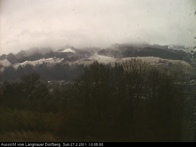 Webcam-Bild: Aussicht vom Dorfberg in Langnau 20110227-100500