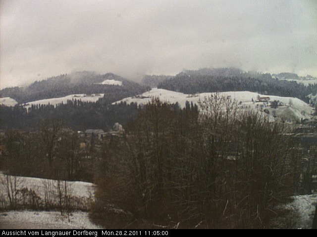 Webcam-Bild: Aussicht vom Dorfberg in Langnau 20110228-110500