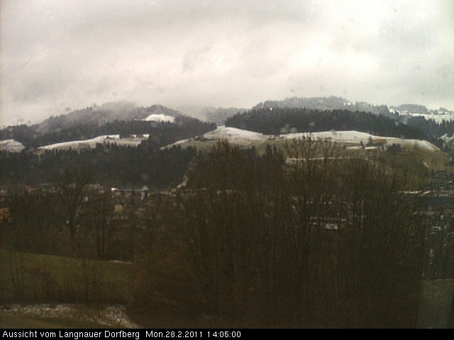 Webcam-Bild: Aussicht vom Dorfberg in Langnau 20110228-140500