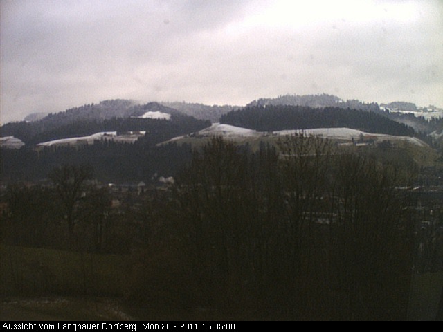 Webcam-Bild: Aussicht vom Dorfberg in Langnau 20110228-150500