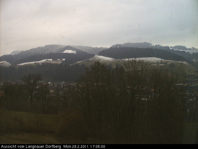 Webcam-Bild: Aussicht vom Dorfberg in Langnau 20110228-170500