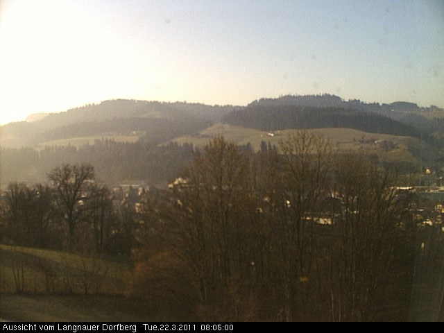 Webcam-Bild: Aussicht vom Dorfberg in Langnau 20110322-080500