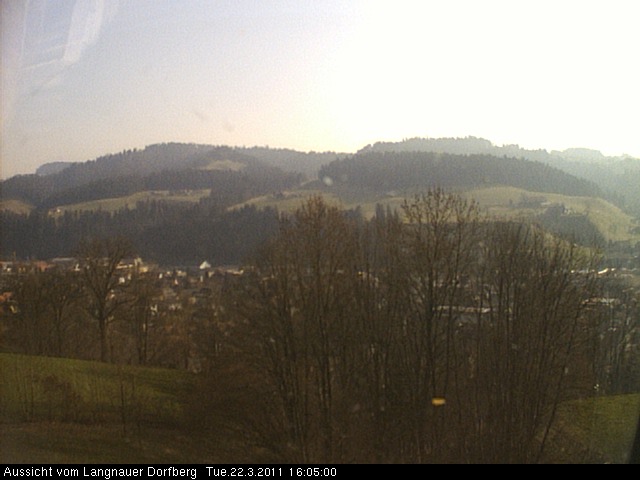 Webcam-Bild: Aussicht vom Dorfberg in Langnau 20110322-160500