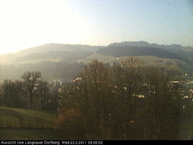 Webcam-Bild: Aussicht vom Dorfberg in Langnau 20110323-080500