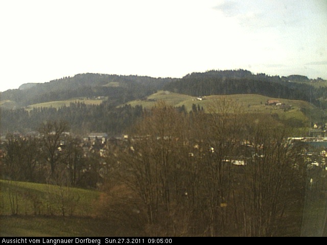 Webcam-Bild: Aussicht vom Dorfberg in Langnau 20110327-090500