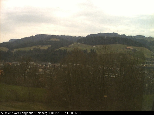Webcam-Bild: Aussicht vom Dorfberg in Langnau 20110327-160500