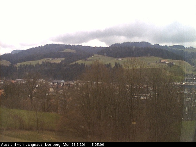 Webcam-Bild: Aussicht vom Dorfberg in Langnau 20110328-150500