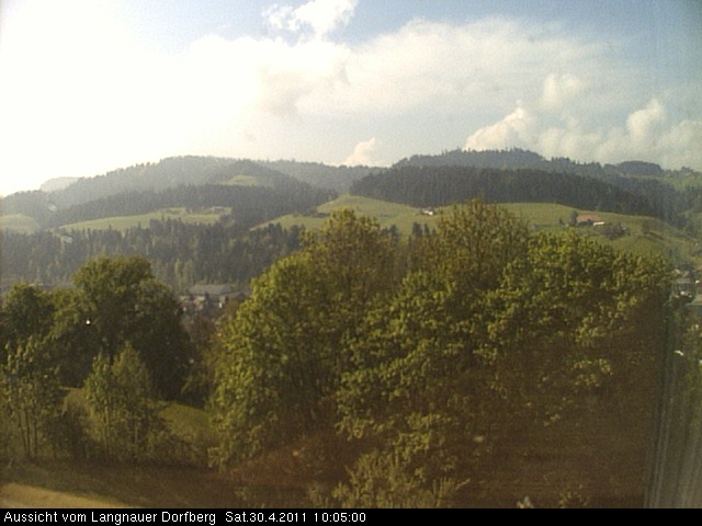 Webcam-Bild: Aussicht vom Dorfberg in Langnau 20110430-100500