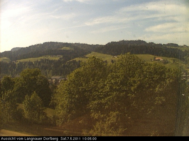 Webcam-Bild: Aussicht vom Dorfberg in Langnau 20110507-100500