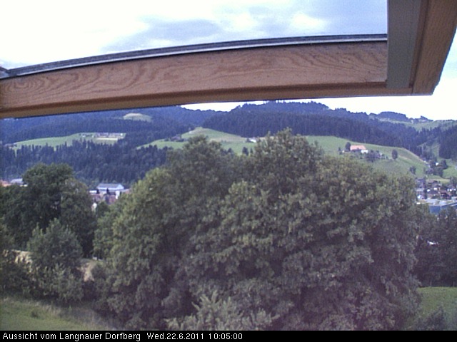 Webcam-Bild: Aussicht vom Dorfberg in Langnau 20110622-100500