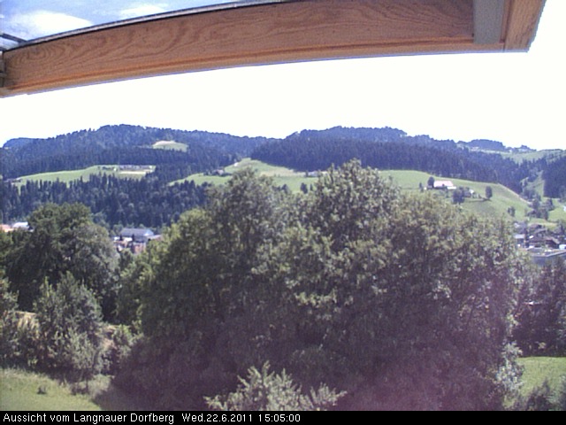 Webcam-Bild: Aussicht vom Dorfberg in Langnau 20110622-150500