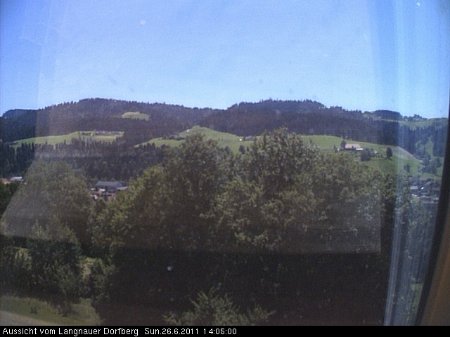 Webcam-Bild: Aussicht vom Dorfberg in Langnau 20110626-140500